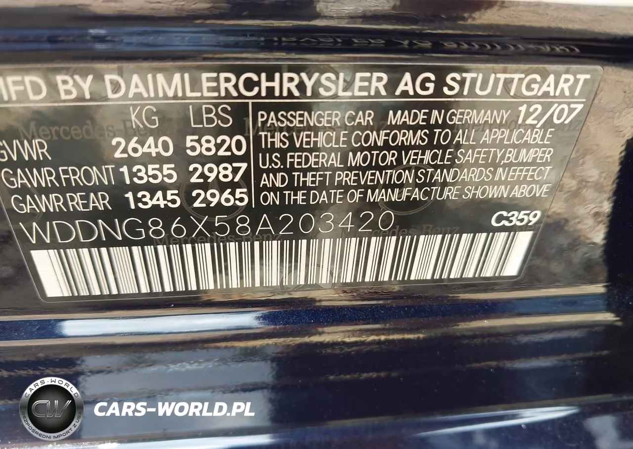 2008 Mercedes-Benz S 550 4Matic VIN:WDDNG86X58A203420 - 9