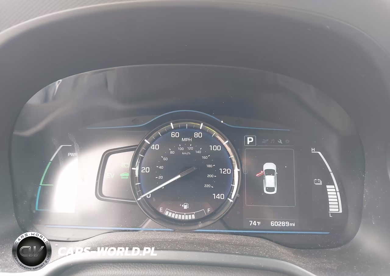 2018 Hyundai Ioniq Hybrid Blue VIN:KMHC65LC4JU075837 - 7