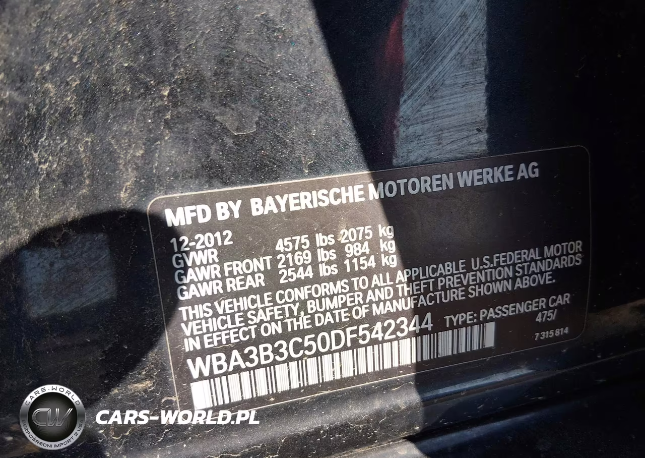 2013 BMW 328I xDrive VIN:WBA3B3C50DF542344 - 9