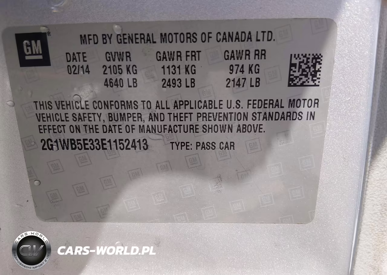2014 Chevrolet Impala Limited Lt VIN:2G1WB5E33E1152413 - 9