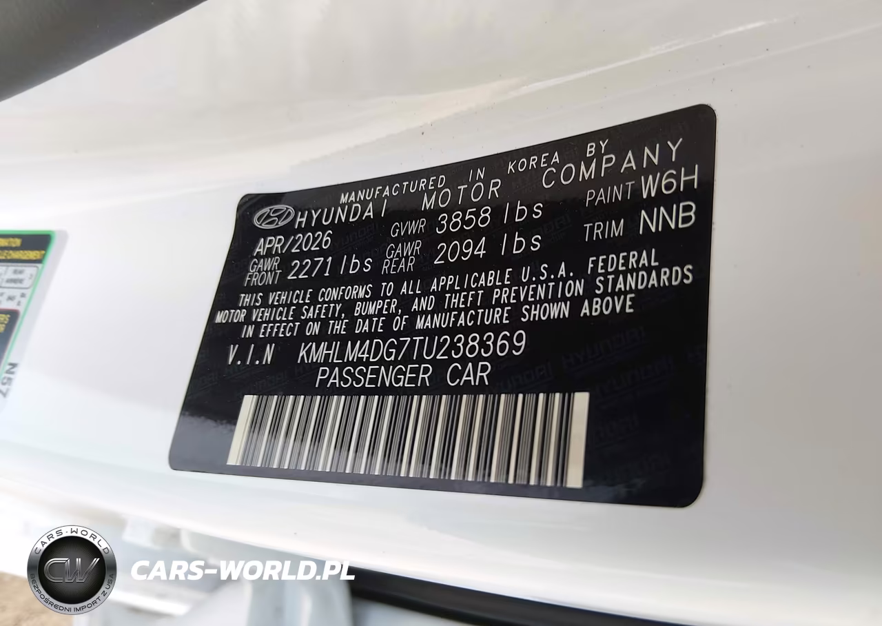 2026 Hyundai Elantra Sel Sport VIN:KMHLM4DG7TU238369 - 9