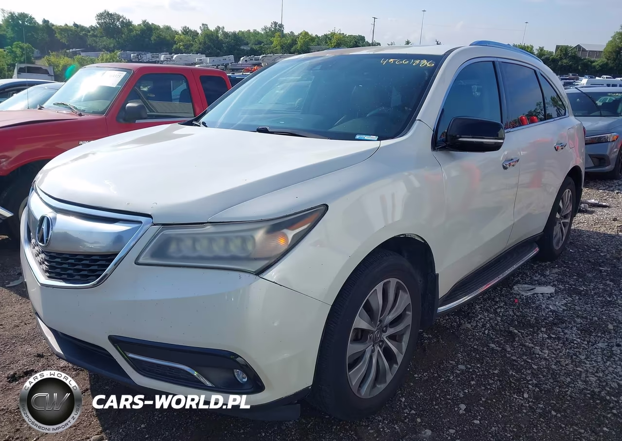 2014 Acura Mdx Technology Package VIN:5FRYD3H44EB009744 - 2