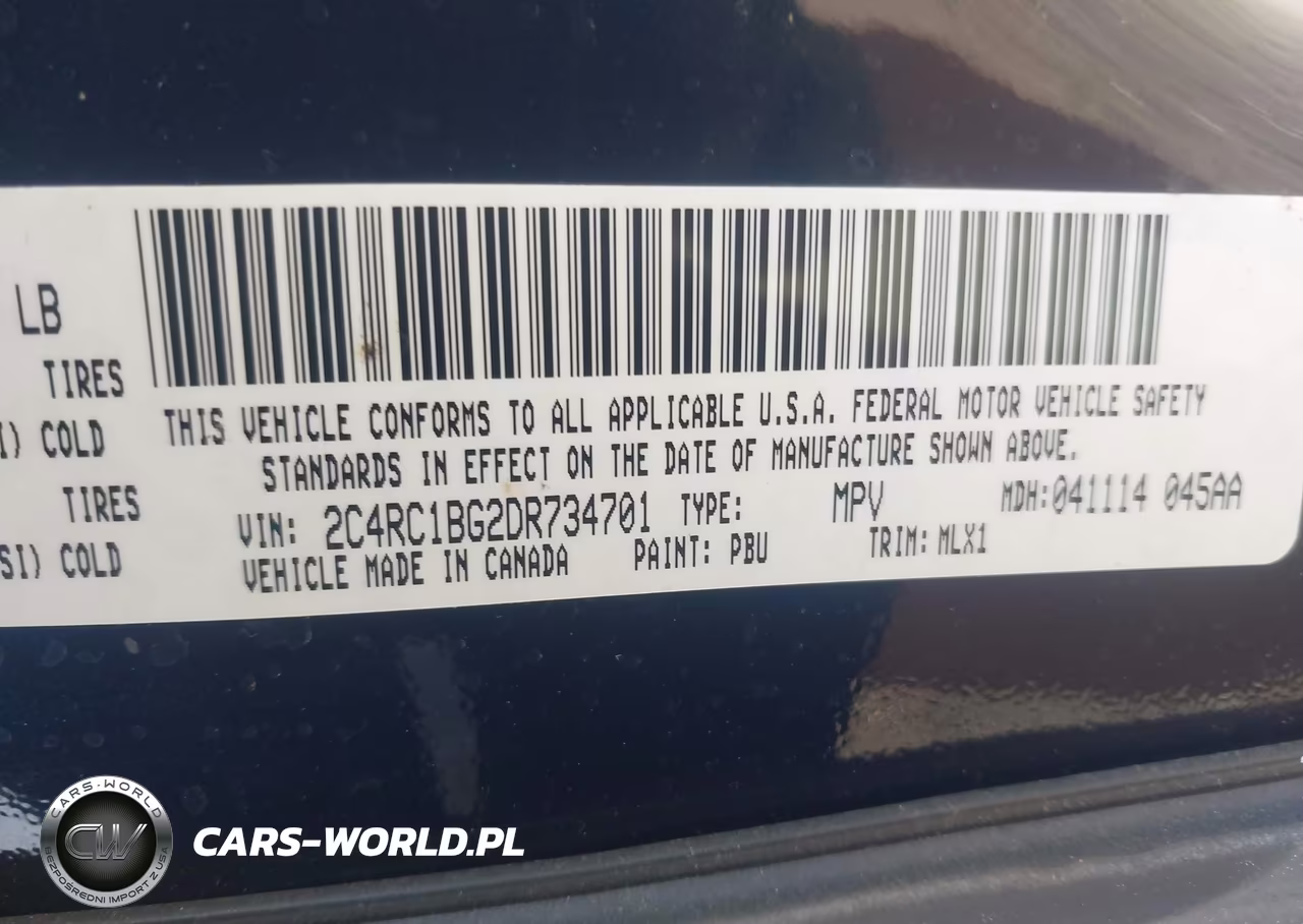 2013 Chrysler Town & Country Touring VIN:2C4RC1BG2DR734701 - 9