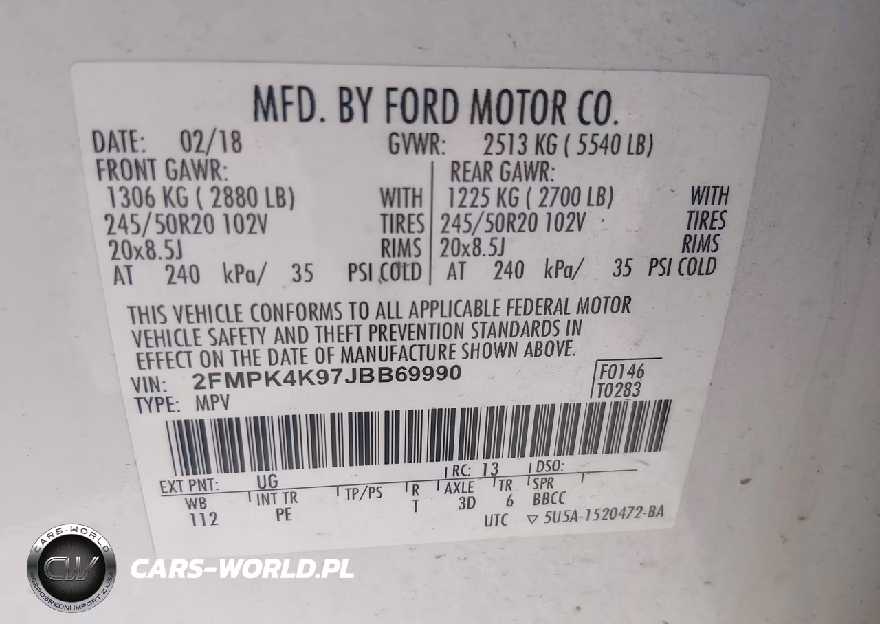 2018 Ford Edge Titanium VIN:2FMPK4K97JBB69990 - 9