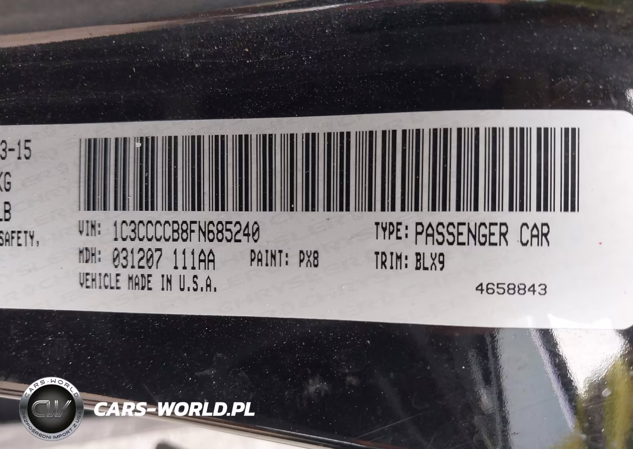 2015 Chrysler 200 C VIN:1C3CCCCB8FN685240 - 9