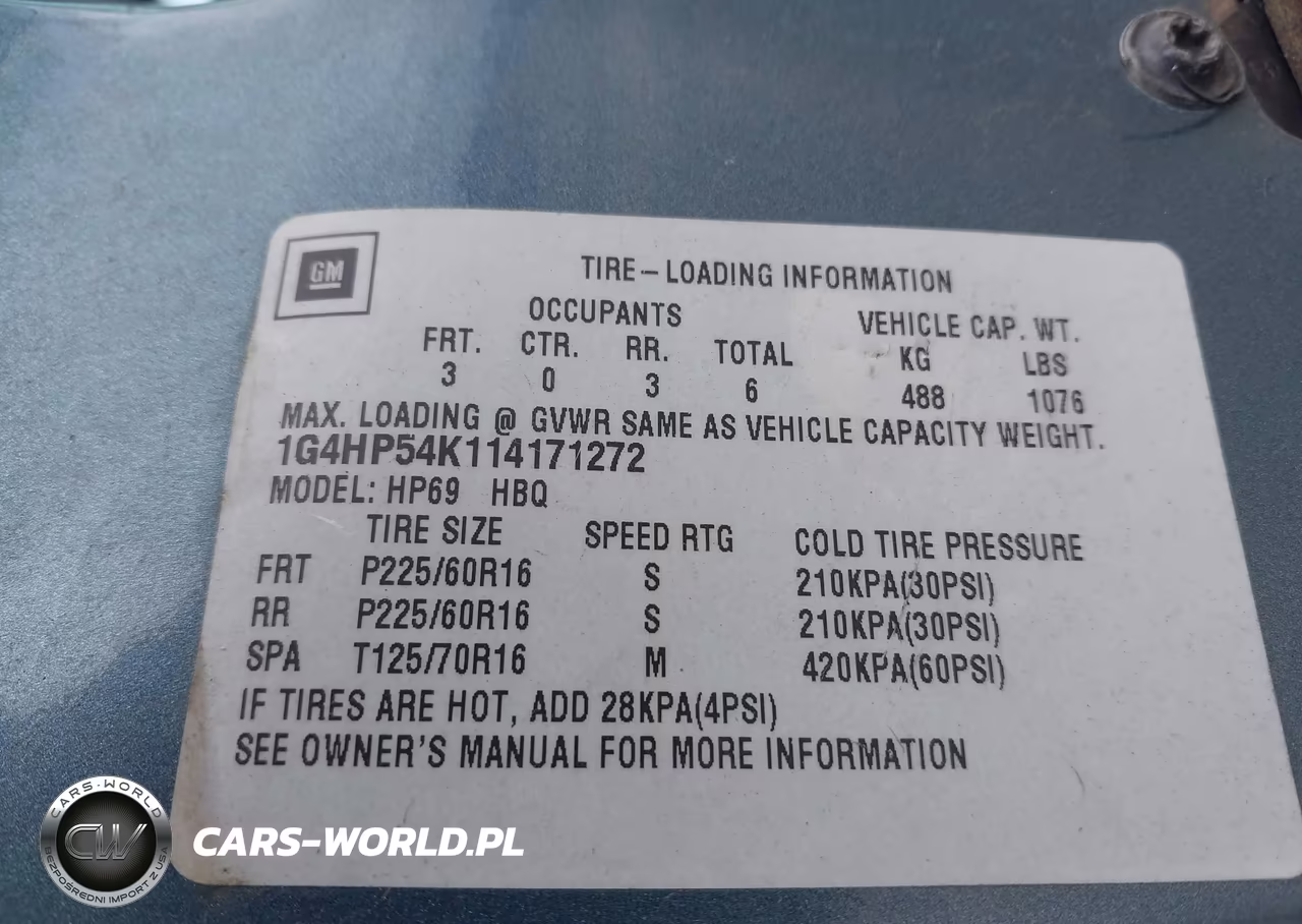 2001 Buick Lesabre Custom VIN:1G4HP54K114171272 - 9