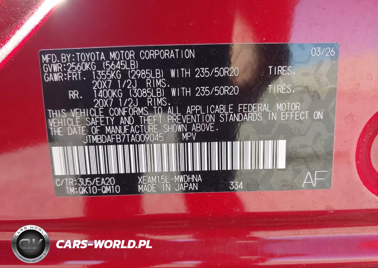 2026 Toyota Bz Limited VIN:JTMBDAFB7TA009045 - 9