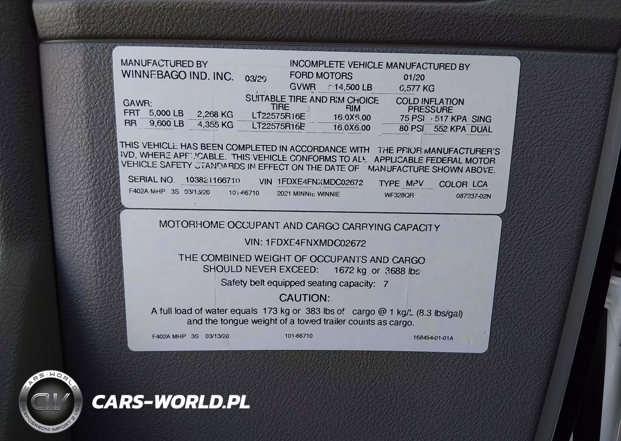 2021 Ford E-450 Cutaway VIN:1FDXE4FNXMDC02672 - 9