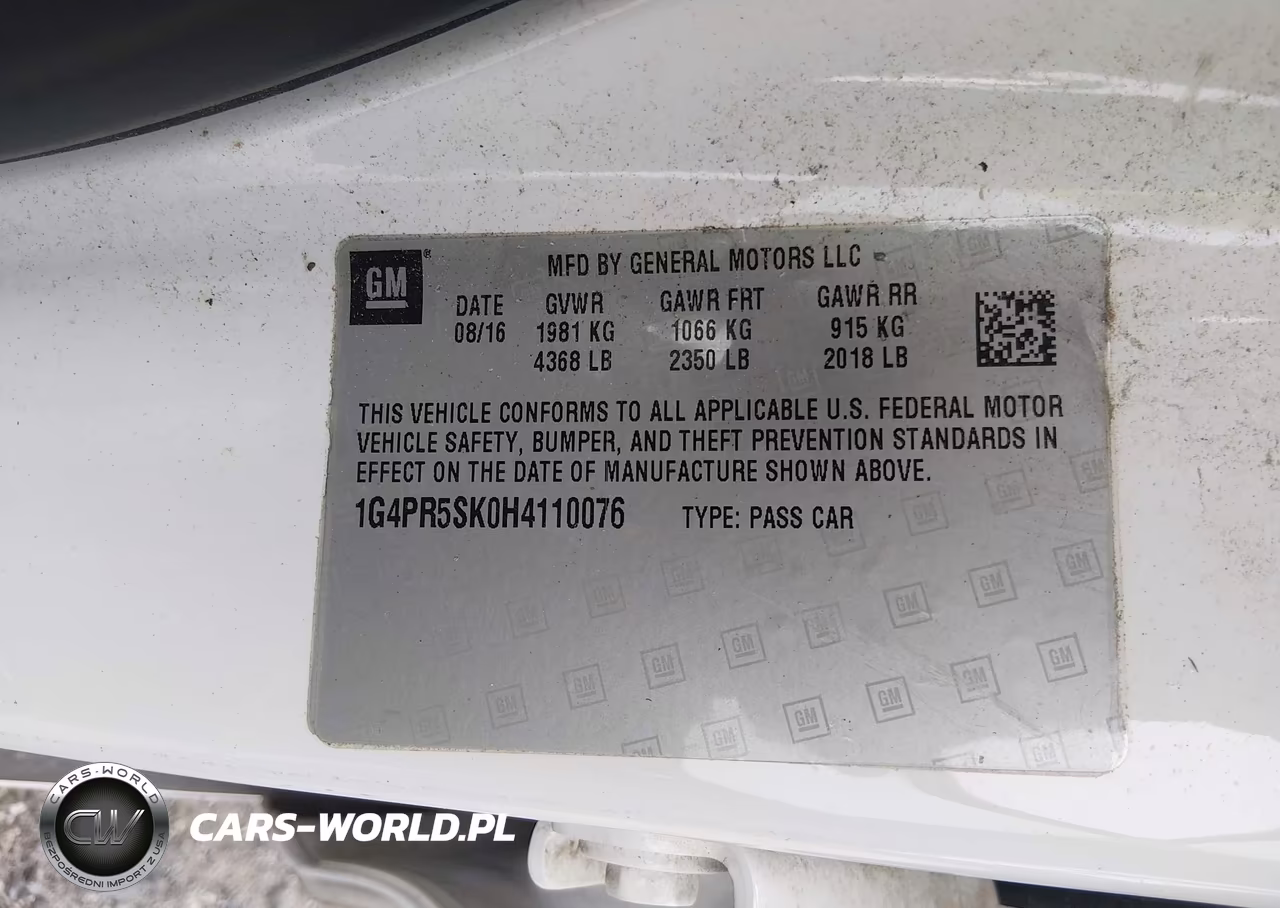 2017 Buick Verano Sport Touring VIN:1G4PR5SK0H4110076 - 9