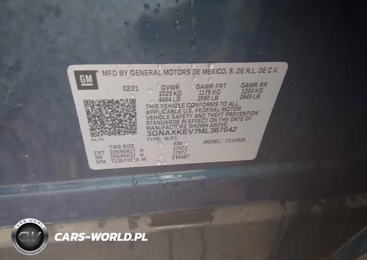 2021 Chevrolet Equinox Fwd Lt VIN:3GNAXKEV7ML367042 - 9