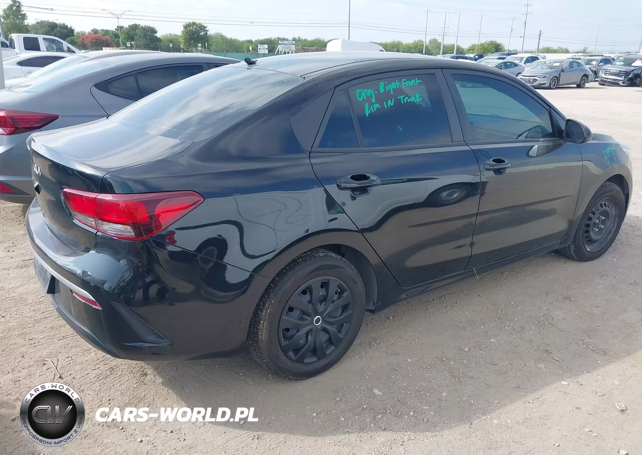 2022 Kia Rio S VIN:3KPA24AD7NE479541 - 4
