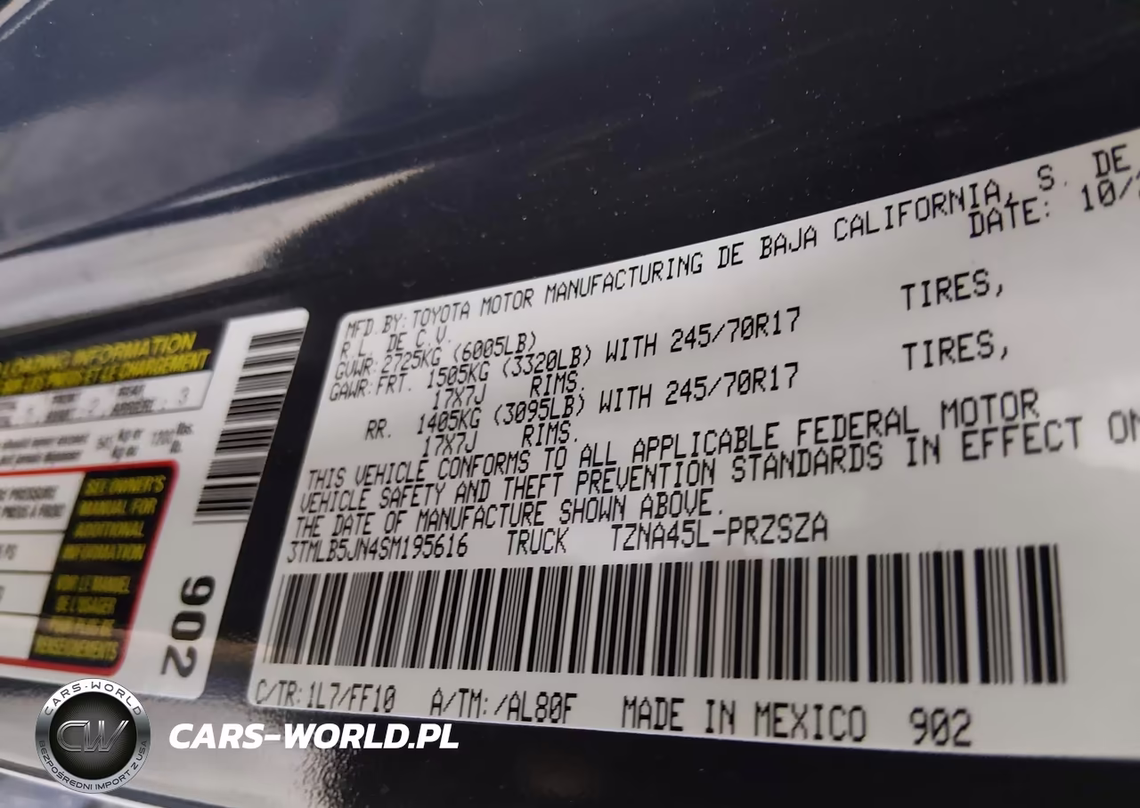 2025 Toyota Tacoma Sr5 VIN:3TMLB5JN4SM195616 - 9