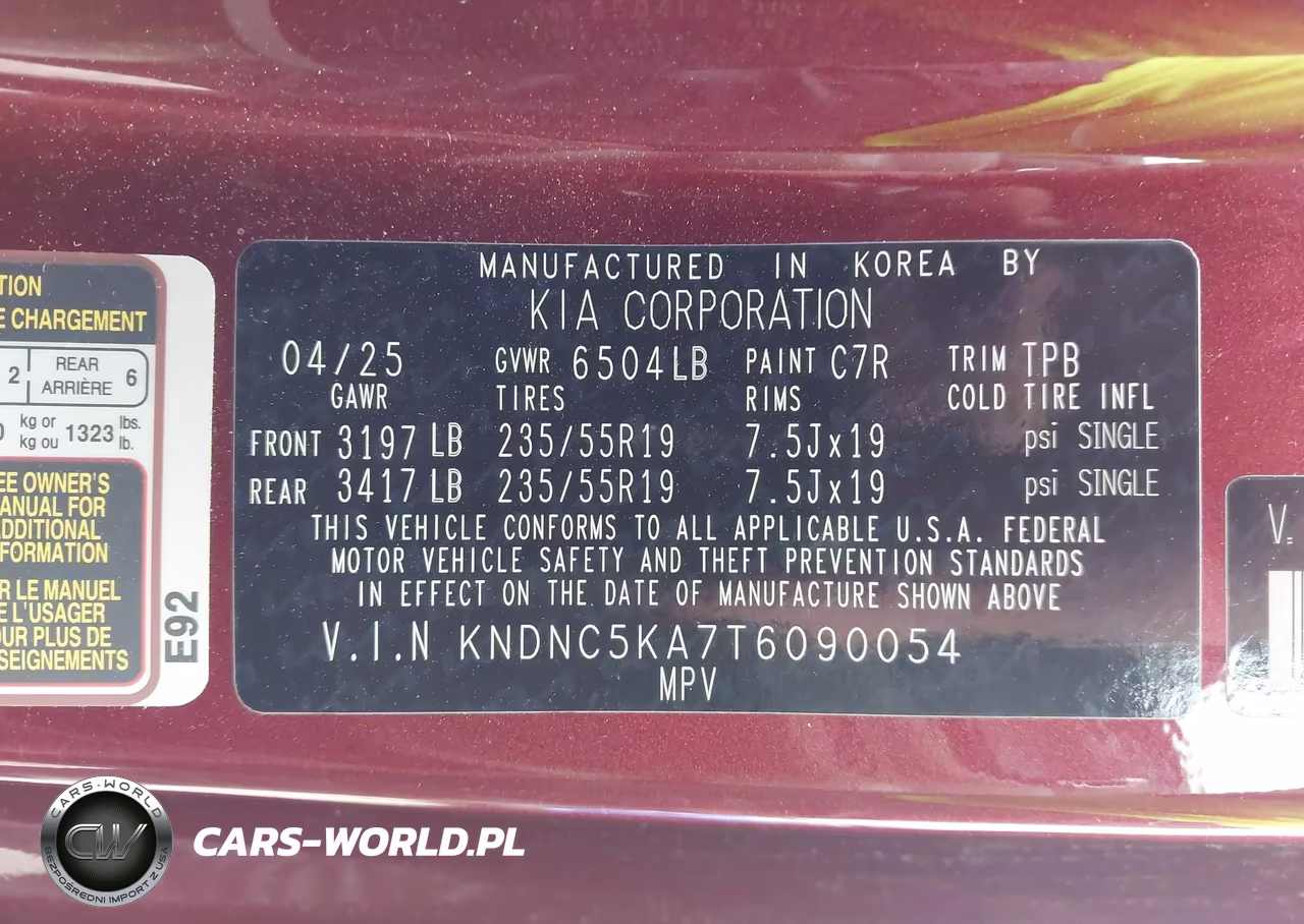 2026 Kia Carnival Mpv Hybrid Ex VIN:KNDNC5KA7T6090054 - 9