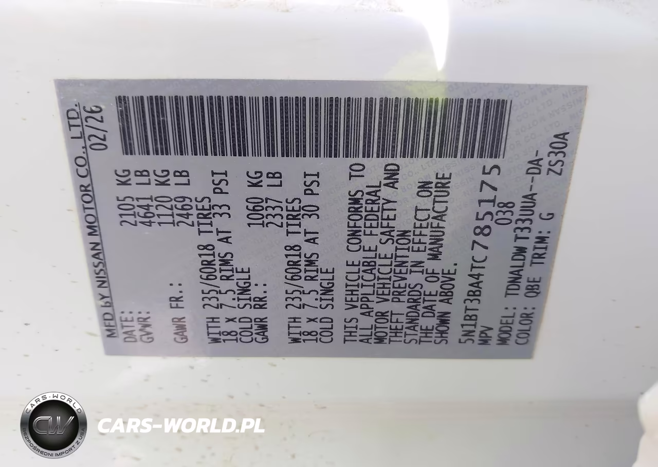 2026 Nissan Rogue Sv VIN:5N1BT3BA4TC785175 - 9
