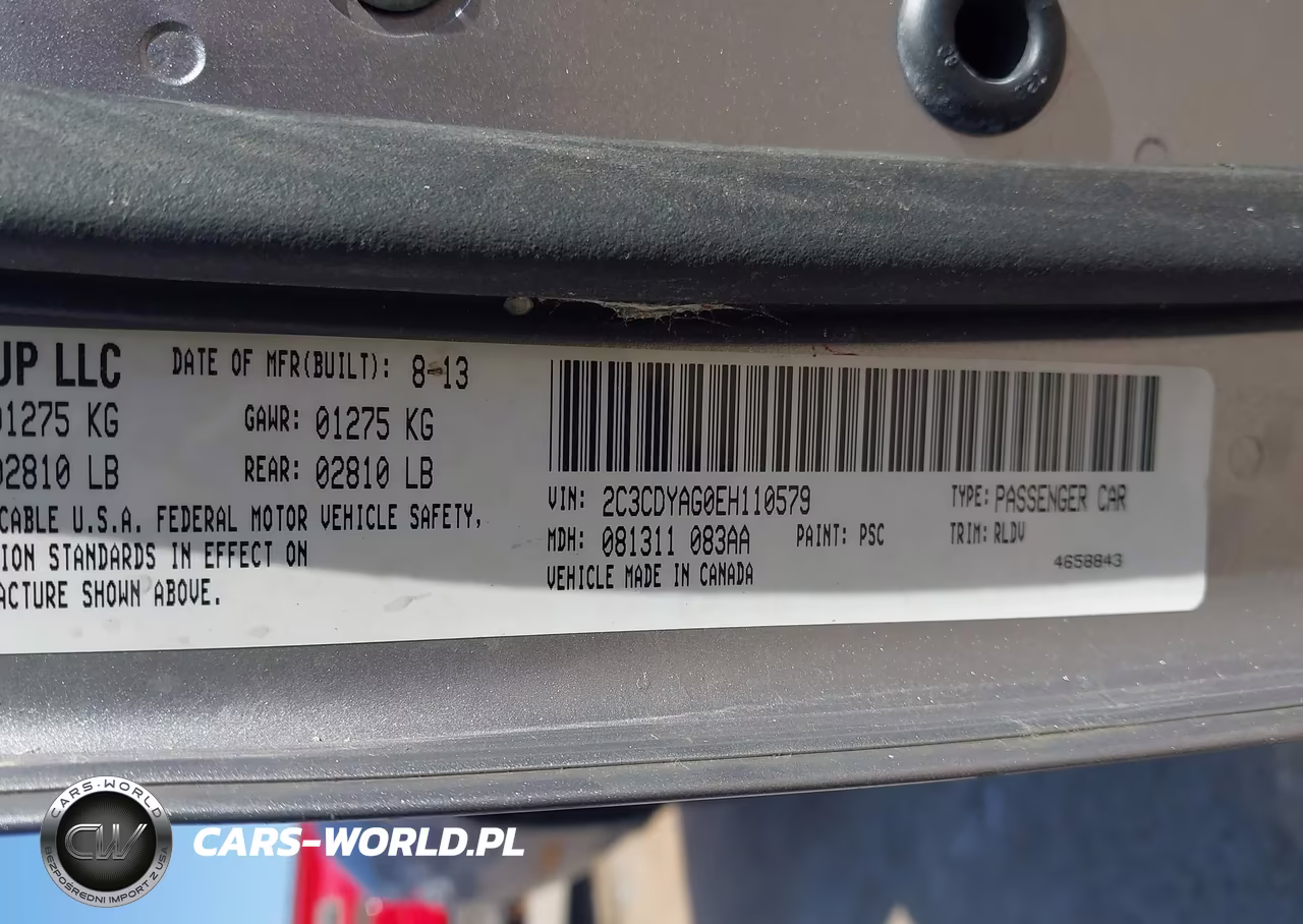 2014 Dodge Challenger Sxt Plus VIN:2C3CDYAG0EH110579 - 9