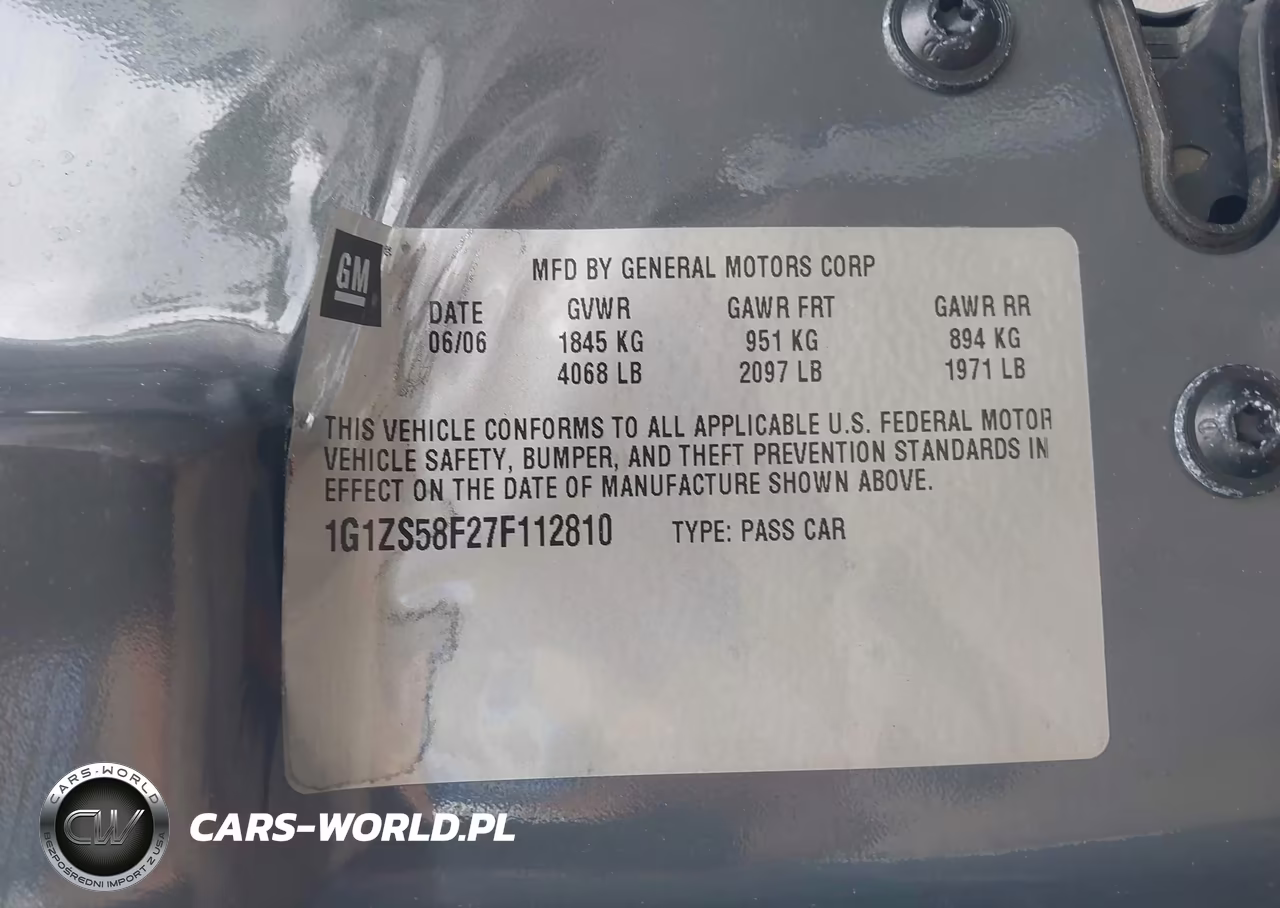 2007 Chevrolet Malibu Ls W-1Ls VIN:1G1ZS58F27F112810 - 9