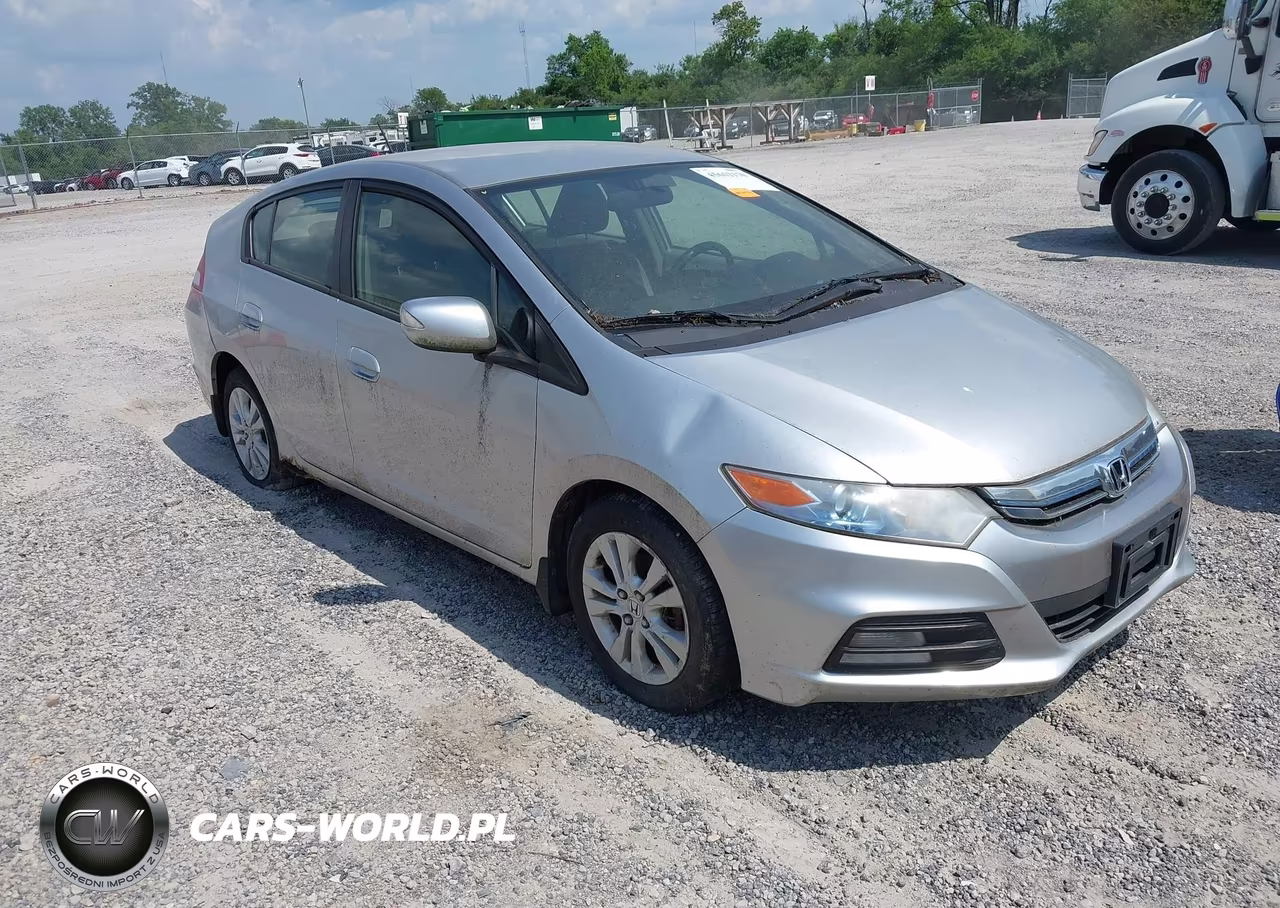 2012 Honda Insight Ex VIN:JHMZE2H75CS000833 - 1