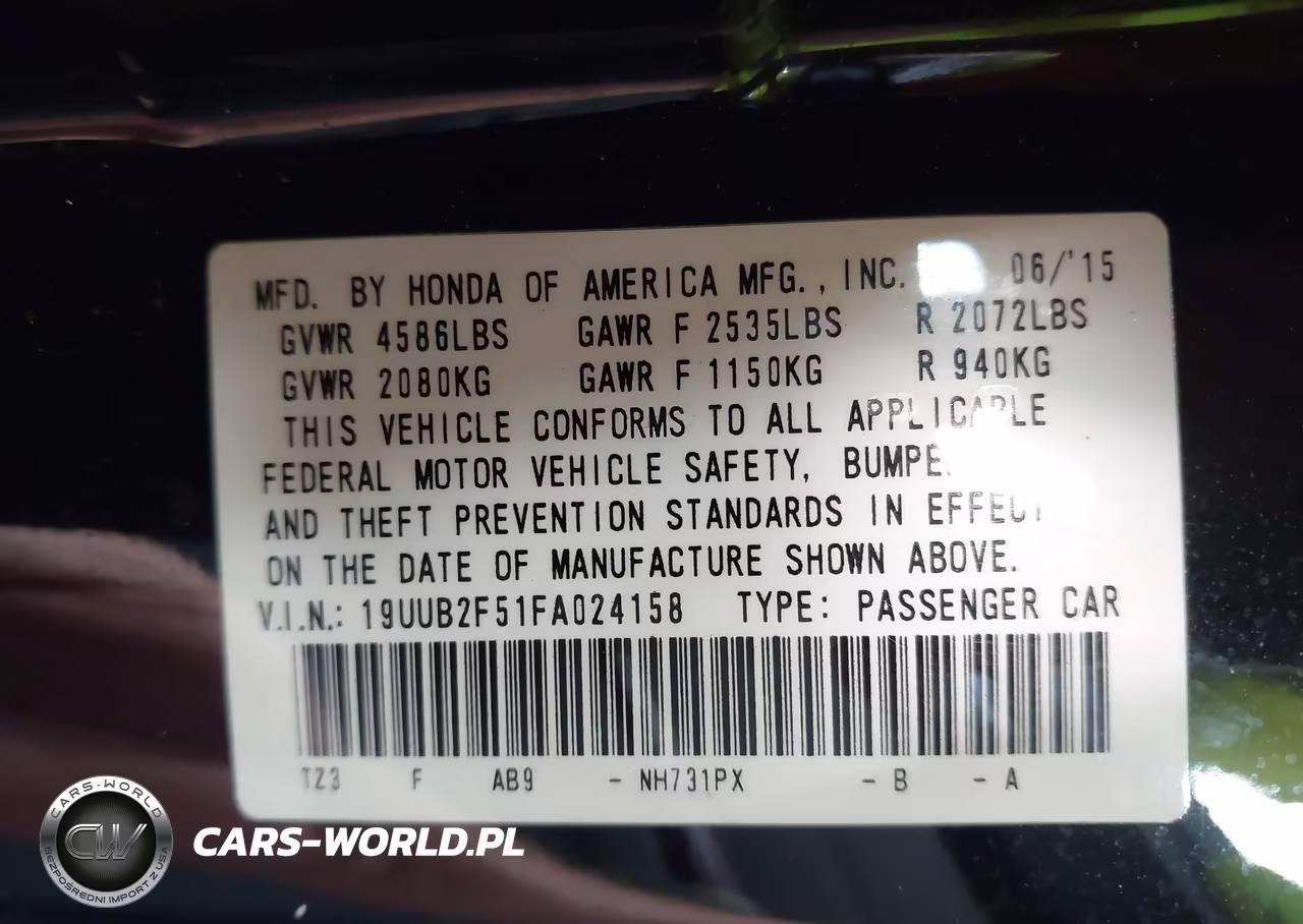 2015 Acura Tlx V6 Tech VIN:19UUB2F51FA024158 - 9