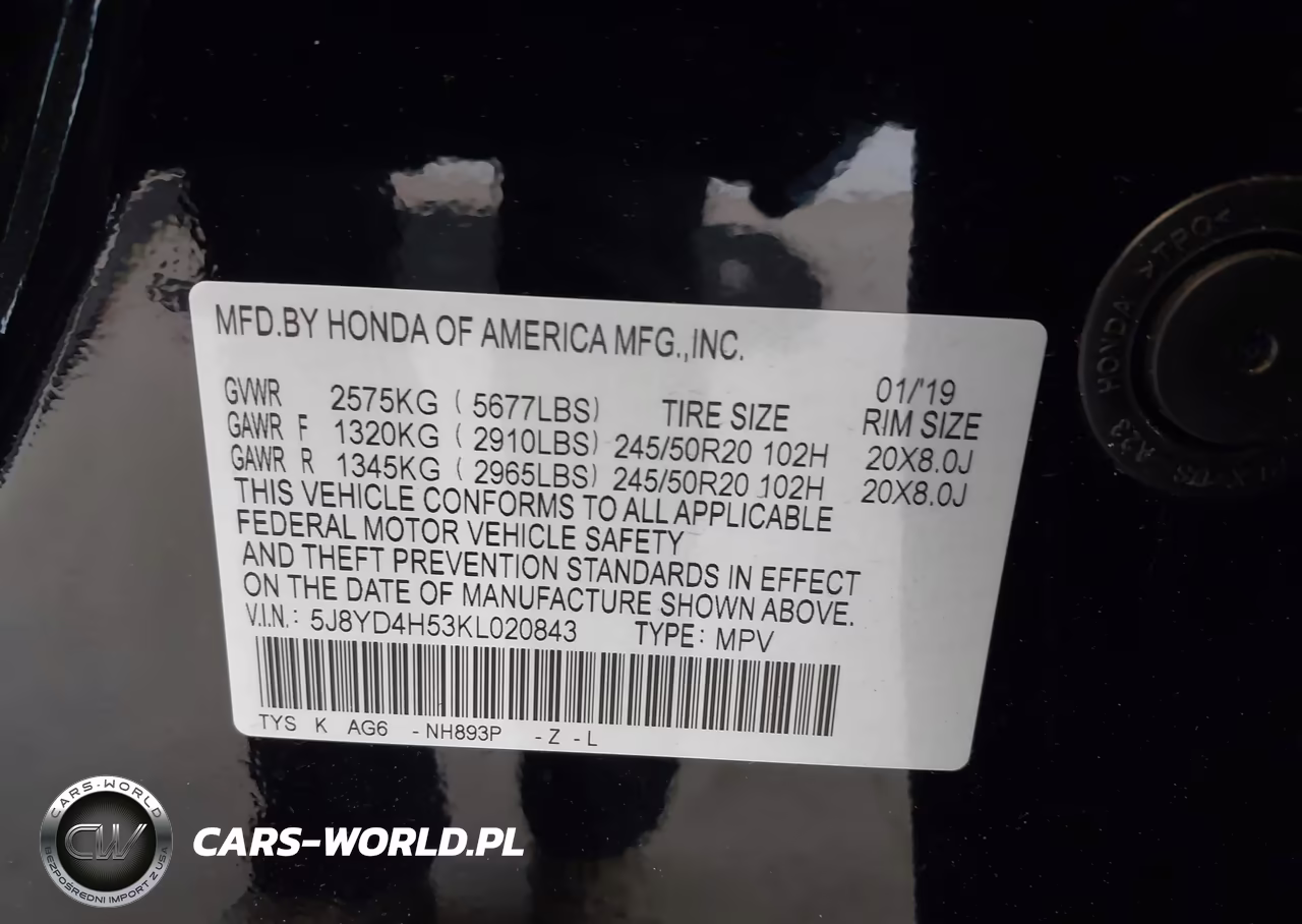 2019 Acura Mdx Tech Pkg VIN:5J8YD4H53KL020843 - 9