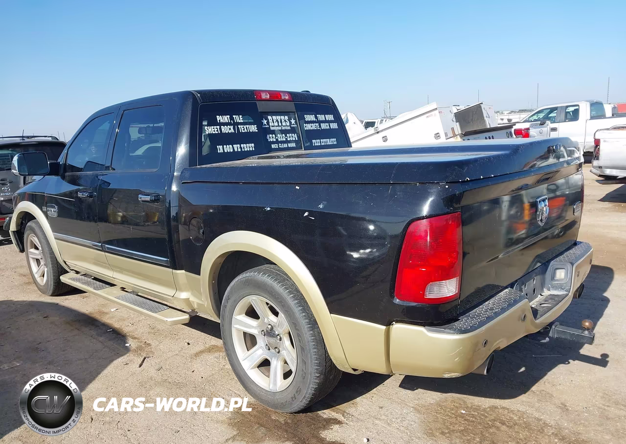 2012 Ram 1500 Laramie Longhorn Edition VIN:1C6RD6PT9CS133306 - 3