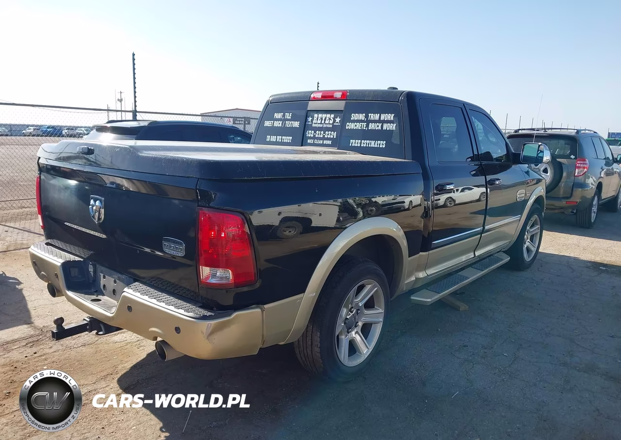 2012 Ram 1500 Laramie Longhorn Edition VIN:1C6RD6PT9CS133306 - 4