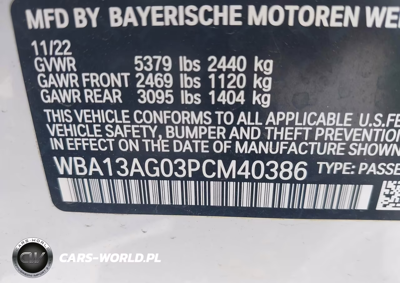 2023 BMW 530E VIN:WBA13AG03PCM40386 - 9