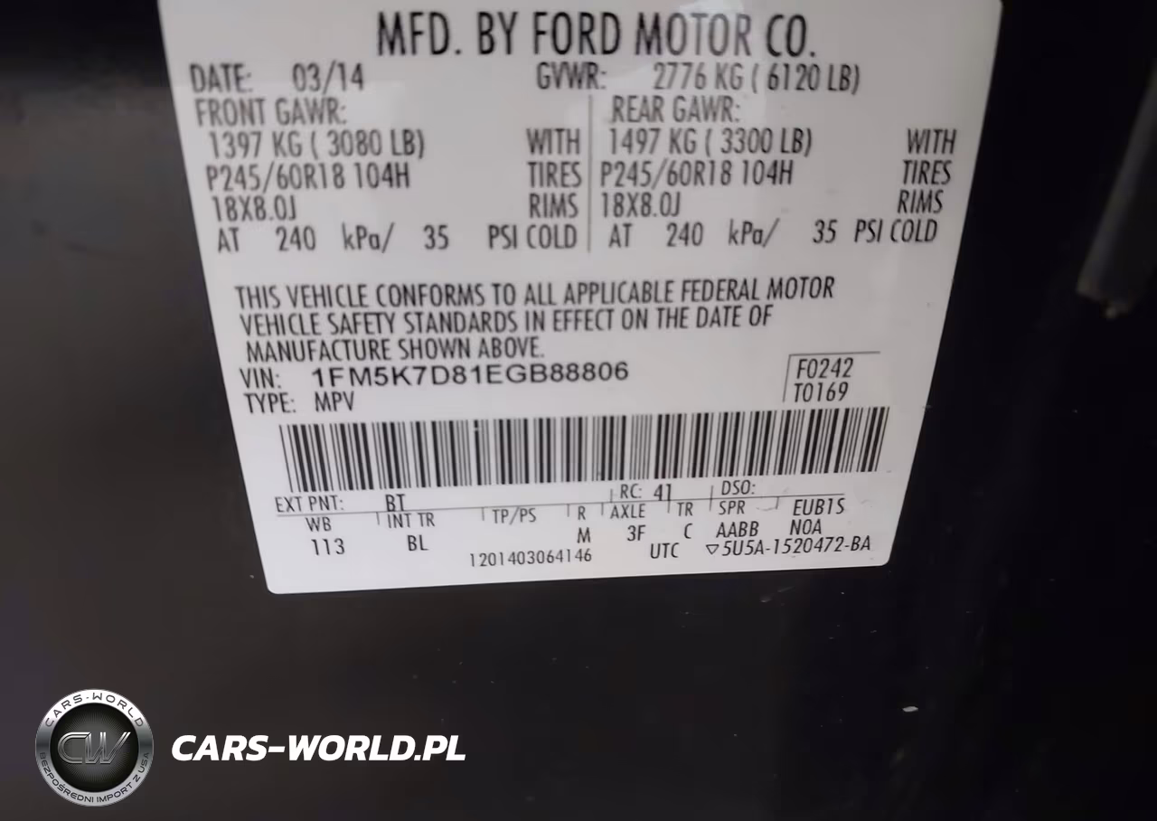 2014 Ford Explorer Xlt VIN:1FM5K7D81EGB88806 - 9