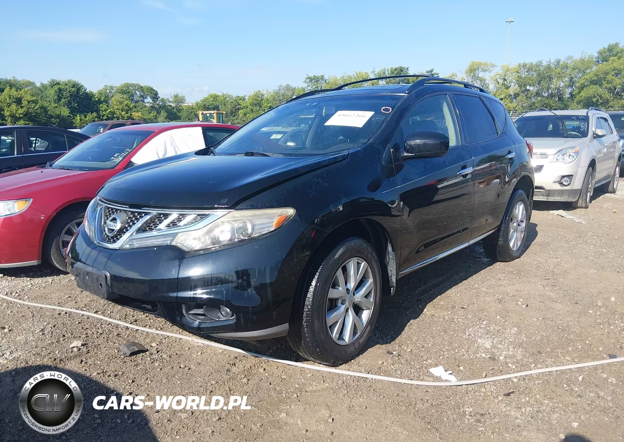 2012 Nissan Murano Sv VIN:JN8AZ1MWXCW230827 - 2