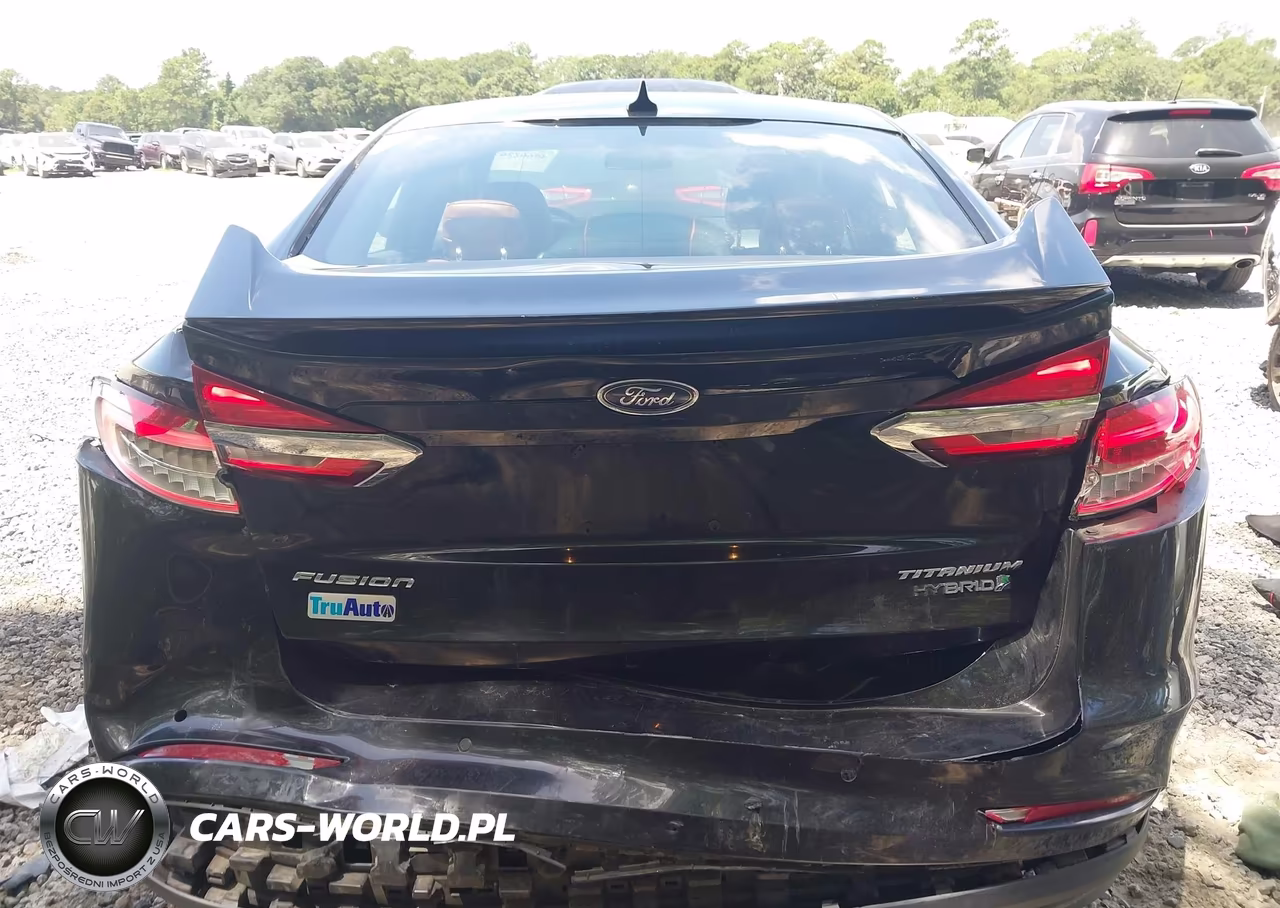 2019 Ford Fusion Hybrid Titanium VIN:3FA6P0RU7KR224354 - 16