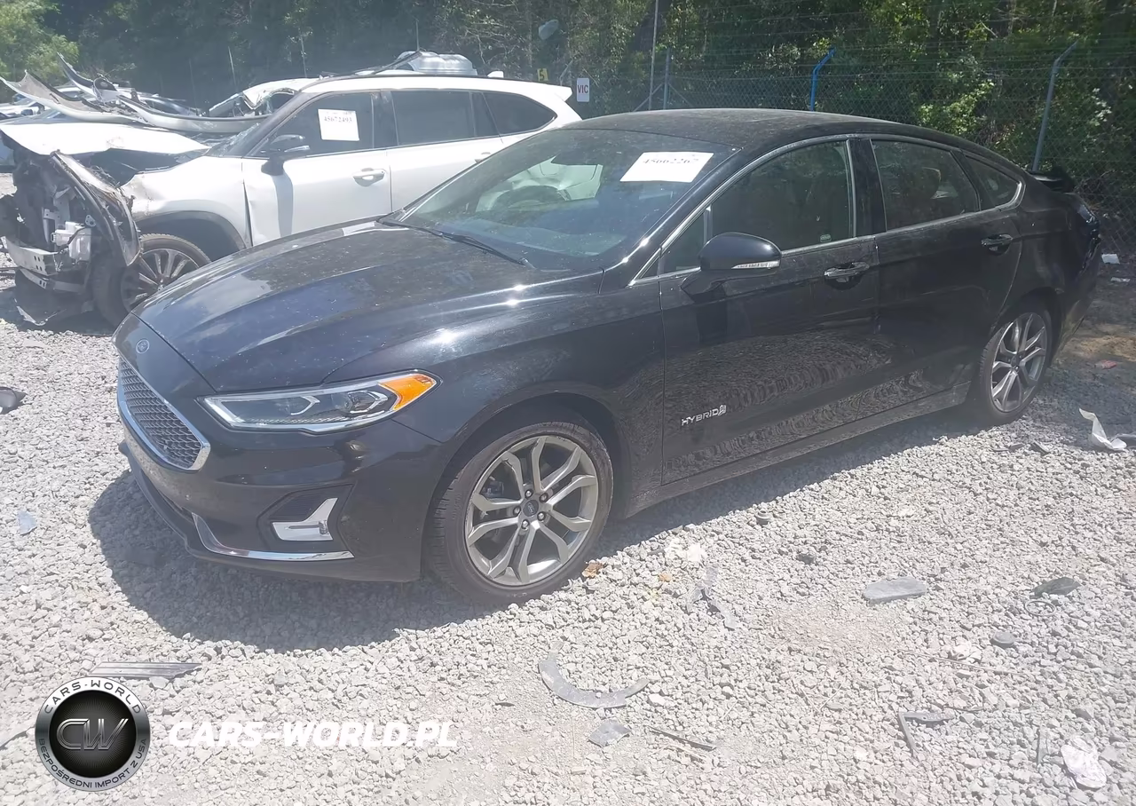 2019 Ford Fusion Hybrid Titanium VIN:3FA6P0RU7KR224354 - 2