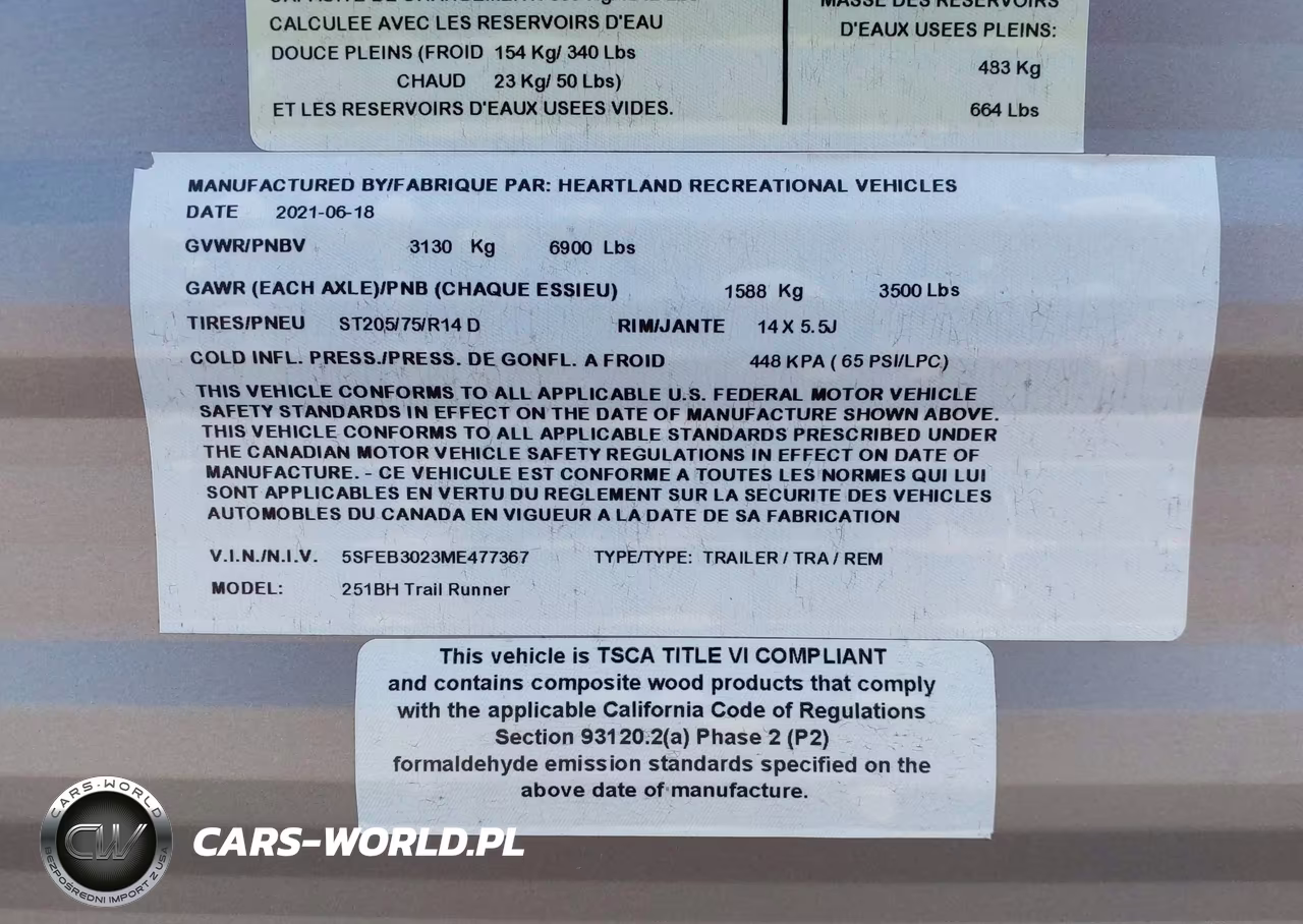 2021 Heartland Rv Other VIN:5SFEB3023ME477367 - 9