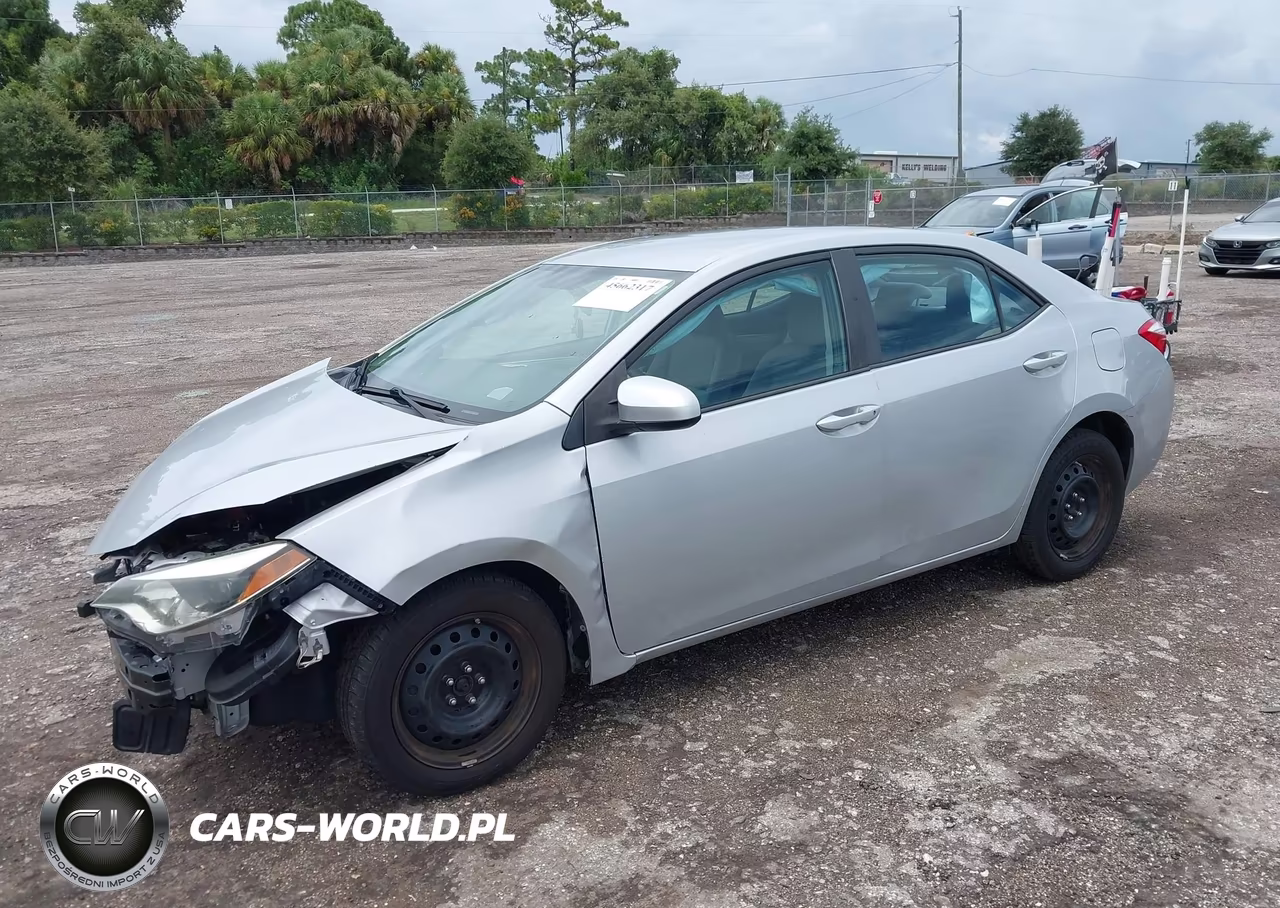 2016 Toyota Corolla Le VIN:2T1BURHE1GC599489 - 2