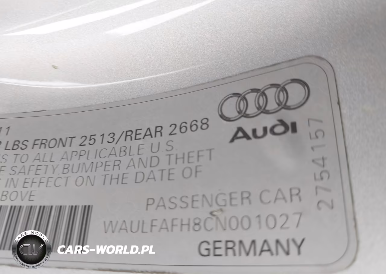 2012 Audi A5 2.0T Premium VIN:WAULFAFH8CN001027 - 9