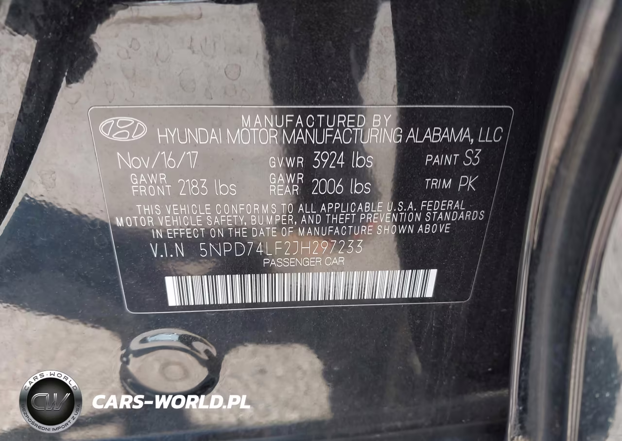 2018 Hyundai Elantra Se VIN:5NPD74LF2JH297233 - 9