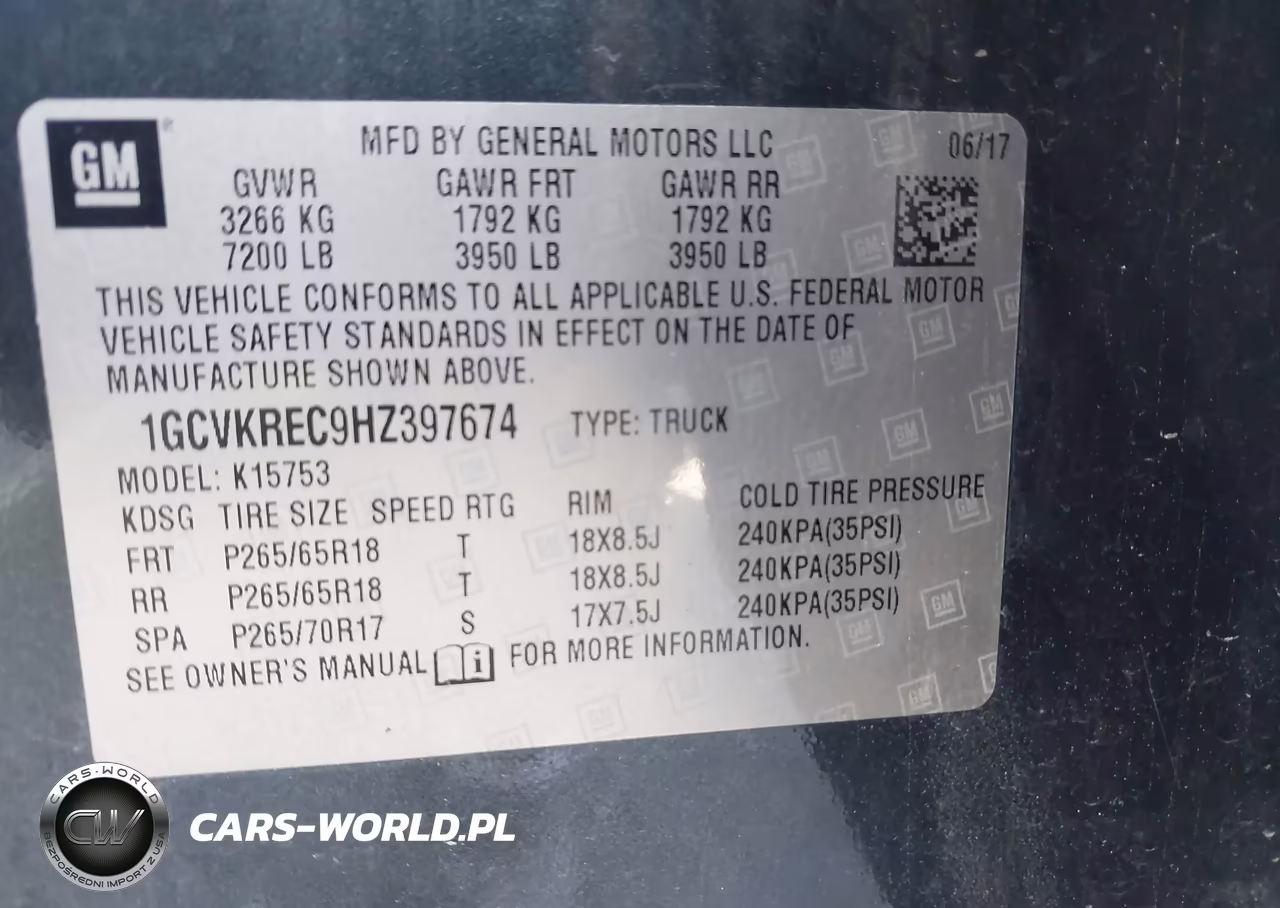 2017 Chevrolet Silverado 1500 Lt VIN:1GCVKREC9HZ397674 - 9