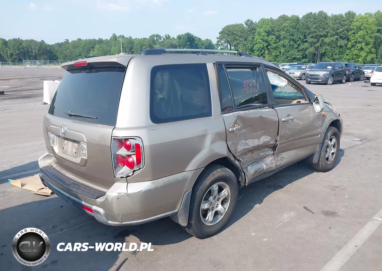 2006 Honda Pilot Ex-L VIN:5FNYF28656B000575 - 4