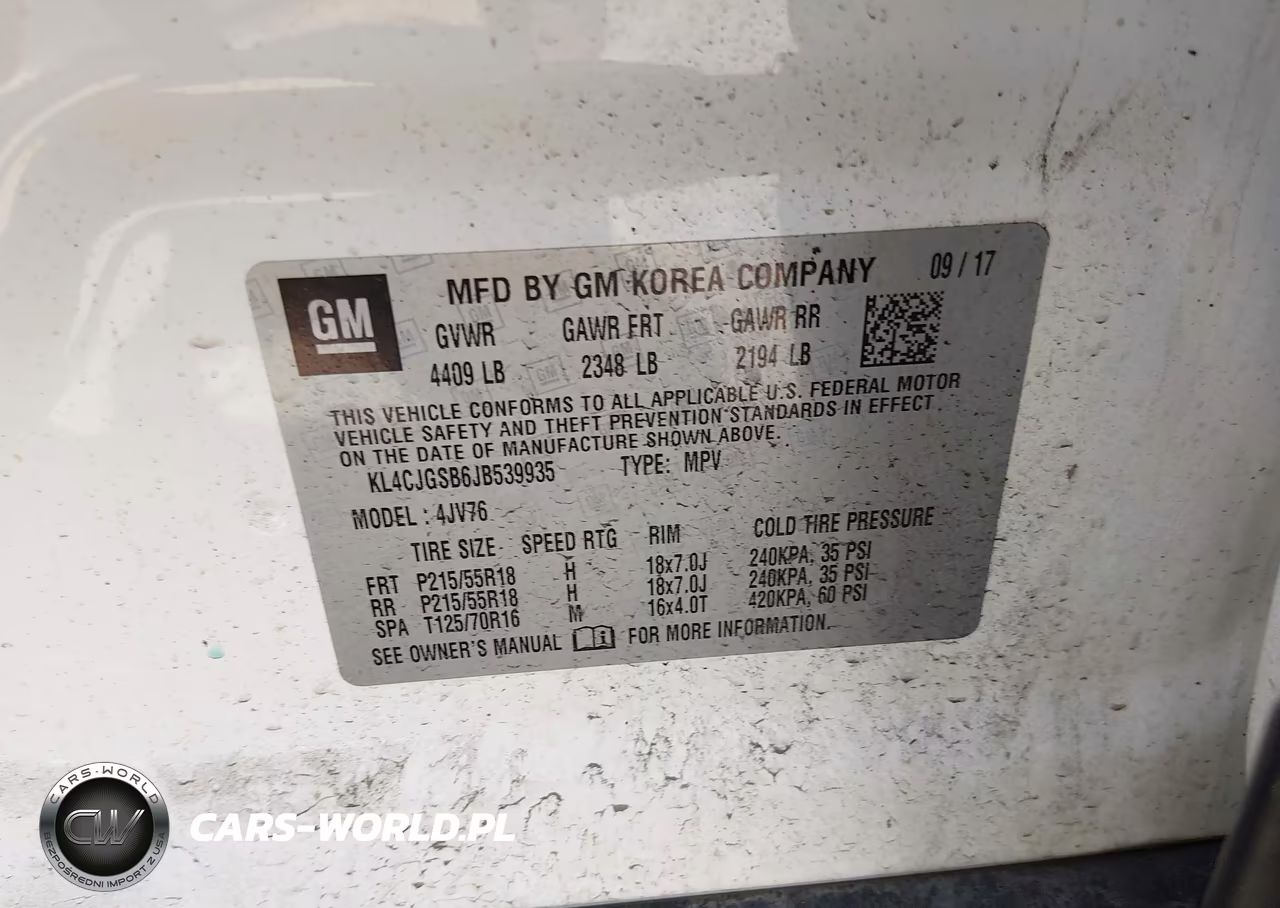 2018 Buick Encore Essence VIN:KL4CJGSB6JB539935 - 9