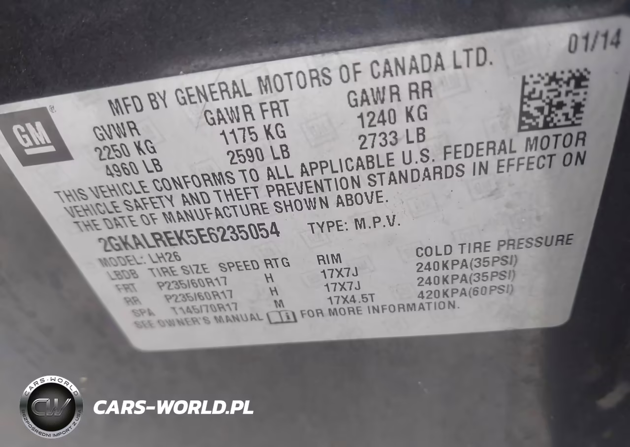 2014 GMC Terrain Sle-2 VIN:2GKALREK5E6235054 - 9