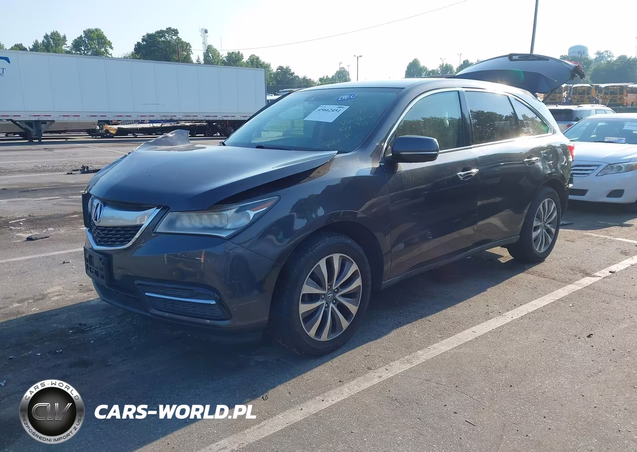 2014 Acura Mdx Technology Package VIN:5FRYD4H45EB017602 - 2