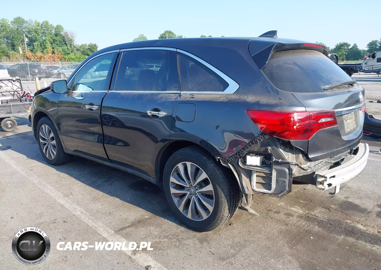 2014 Acura Mdx Technology Package VIN:5FRYD4H45EB017602 - 3
