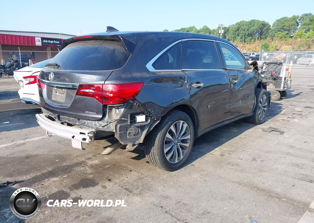 2014 Acura Mdx Technology Package VIN:5FRYD4H45EB017602 - 4