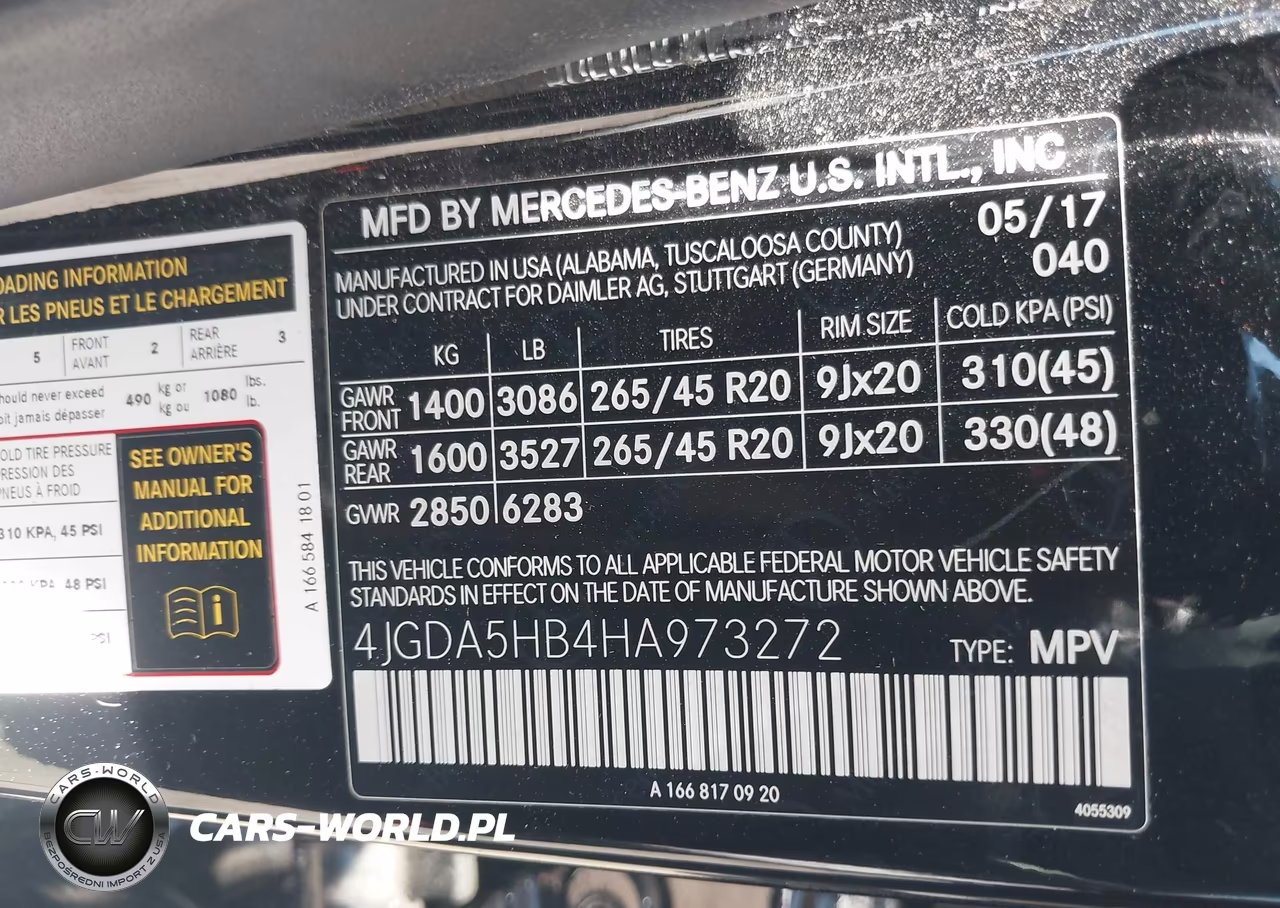 2017 Mercedes-Benz Gle 350 4Matic VIN:4JGDA5HB4HA973272 - 9