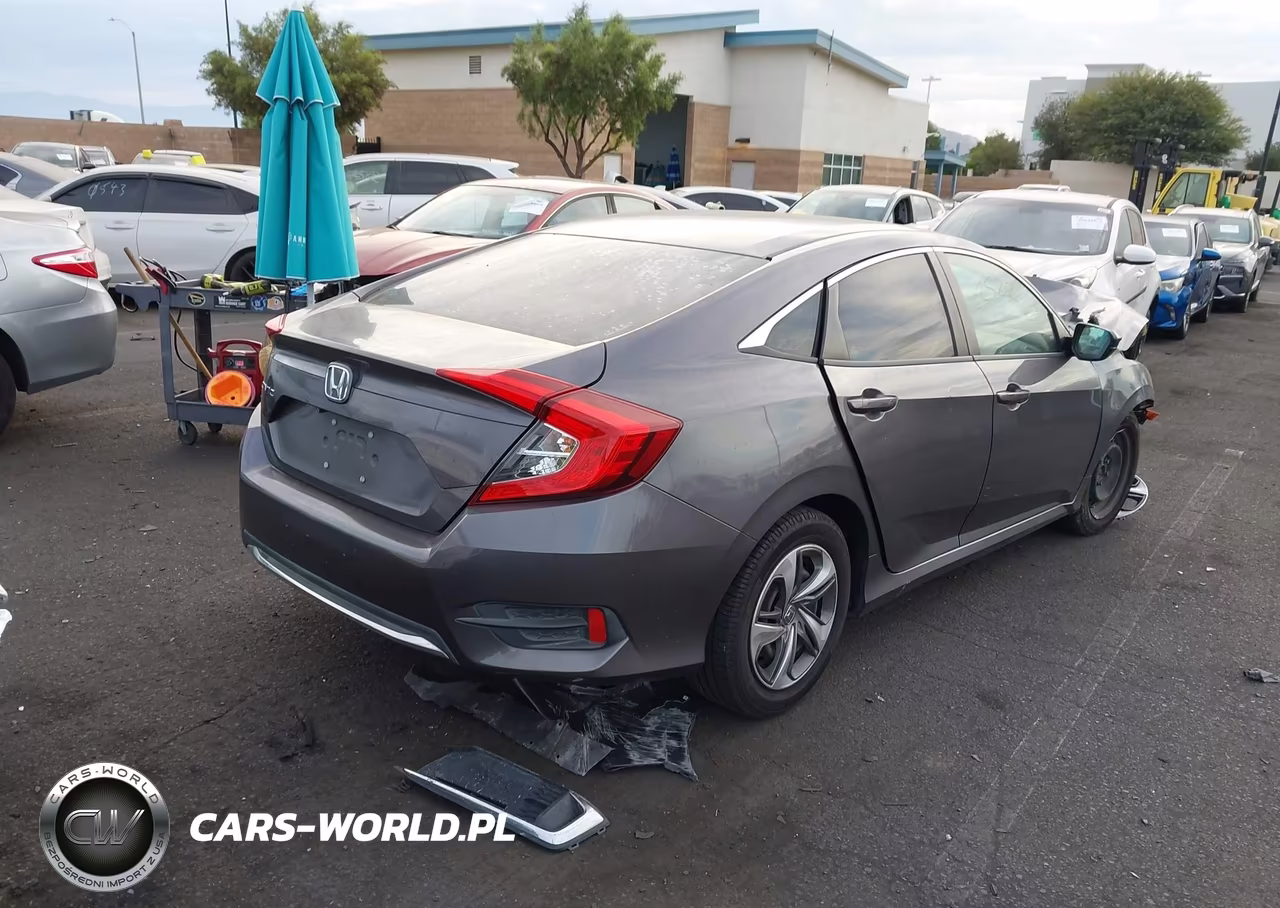 2019 Honda Civic Lx VIN:2HGFC2F60KH562733 - 4