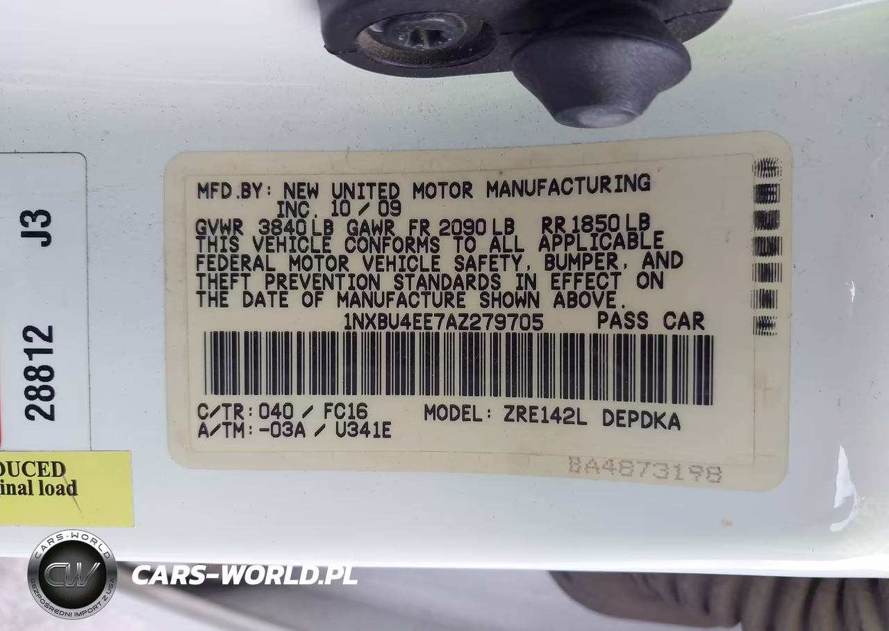 2010 Toyota Corolla Le VIN:1NXBU4EE7AZ279705 - 9