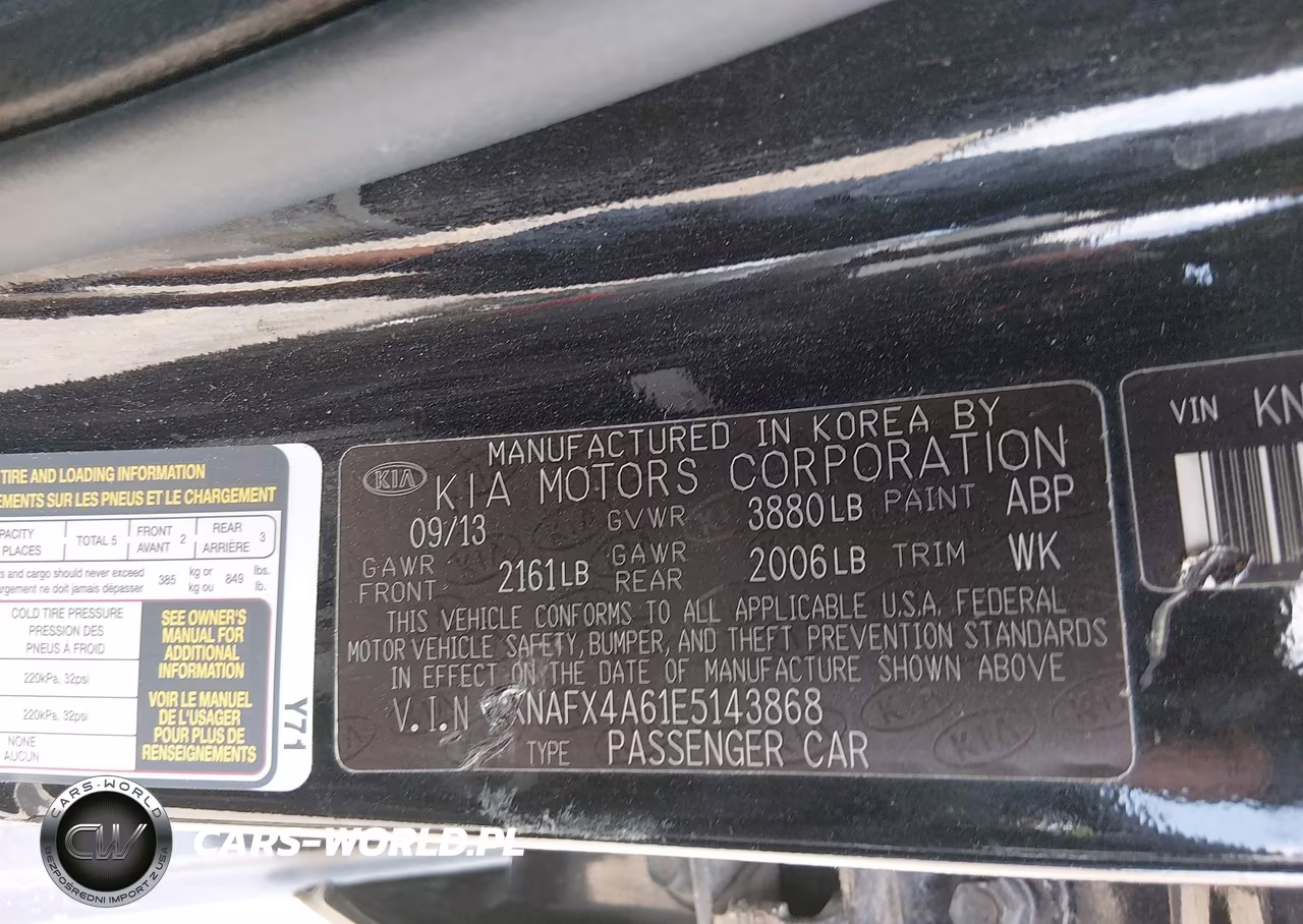 2014 Kia Forte Lx VIN:KNAFX4A61E5143868 - 9