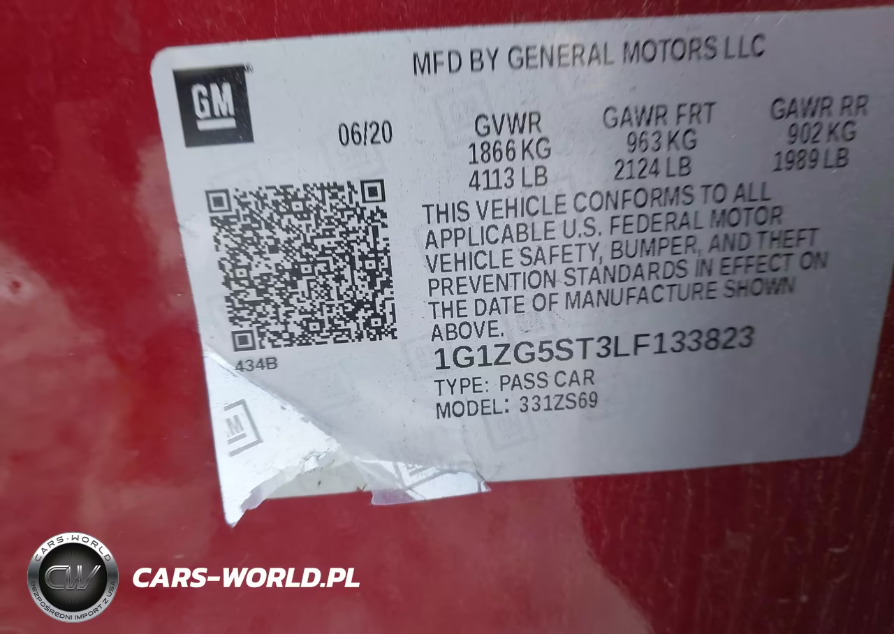 2020 Chevrolet Malibu Fwd Rs VIN:1G1ZG5ST3LF133823 - 9
