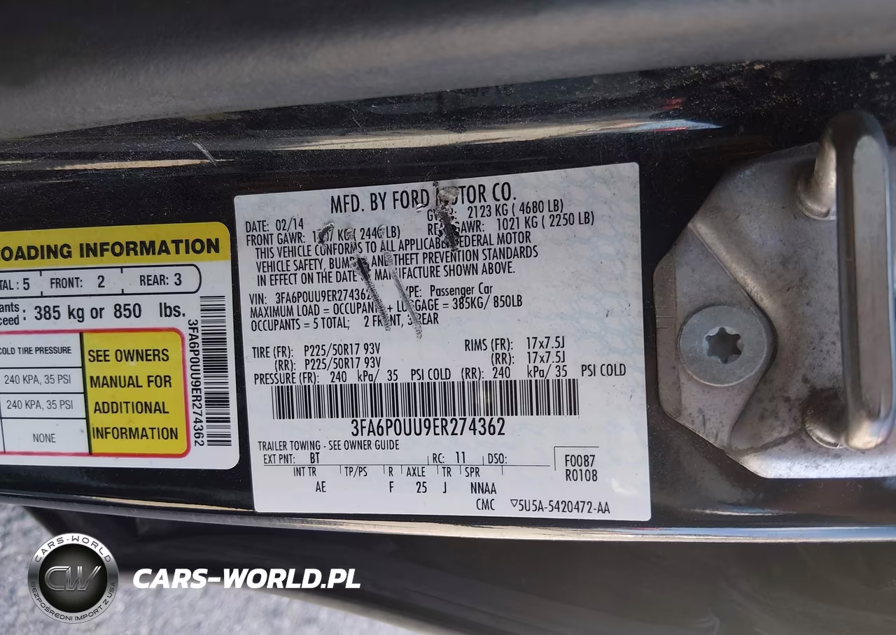 2014 Ford Fusion Hybrid S VIN:3FA6P0UU9ER274362 - 9