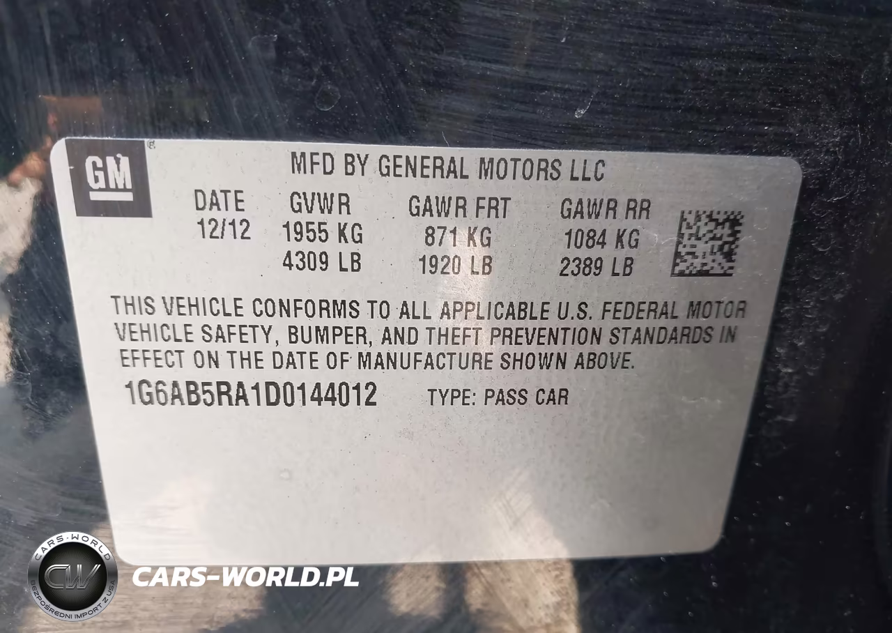 2013 Cadillac Ats Luxury VIN:1G6AB5RA1D0144012 - 9