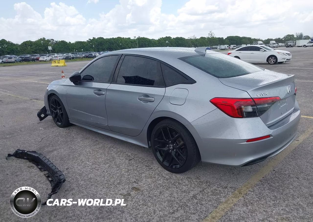 2022 Honda Civic Sport VIN:2HGFE2F50NH566139 - 3