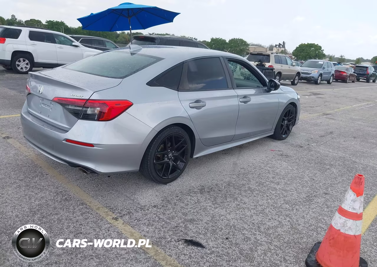 2022 Honda Civic Sport VIN:2HGFE2F50NH566139 - 4
